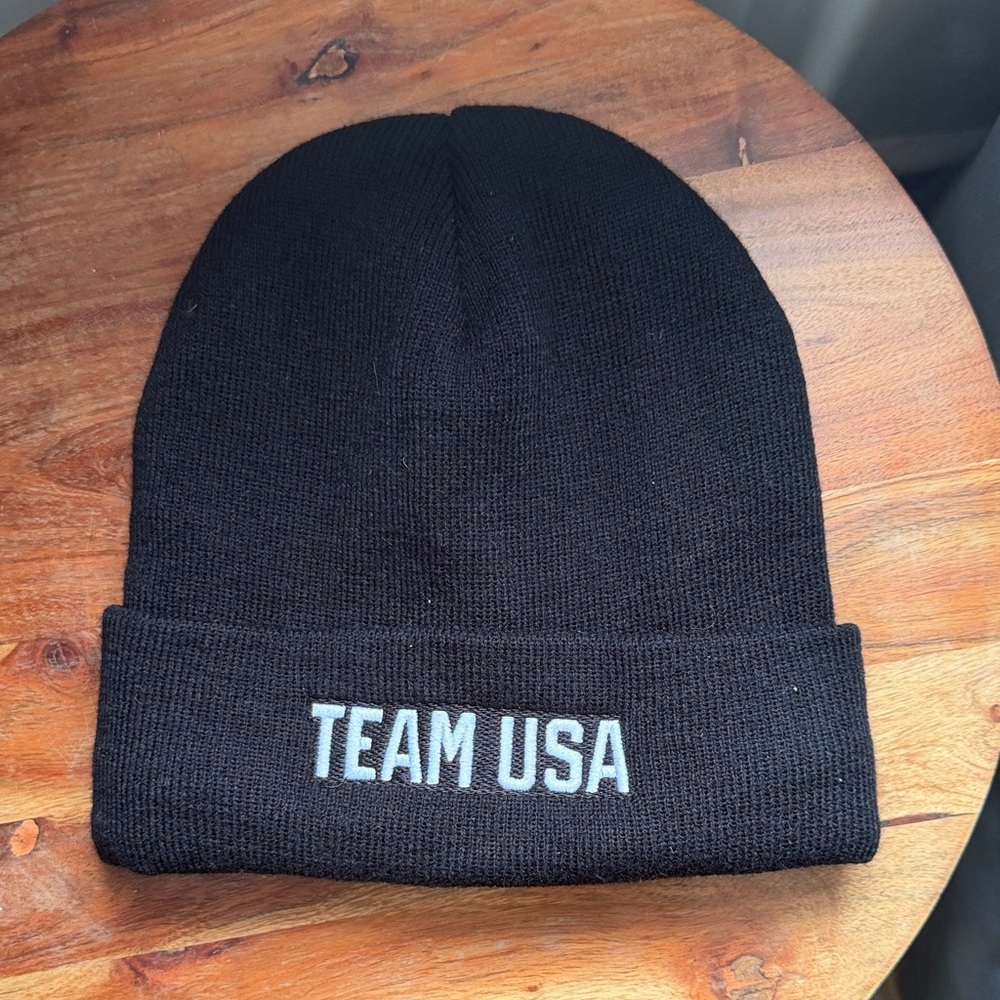 Team USA Black Beanie